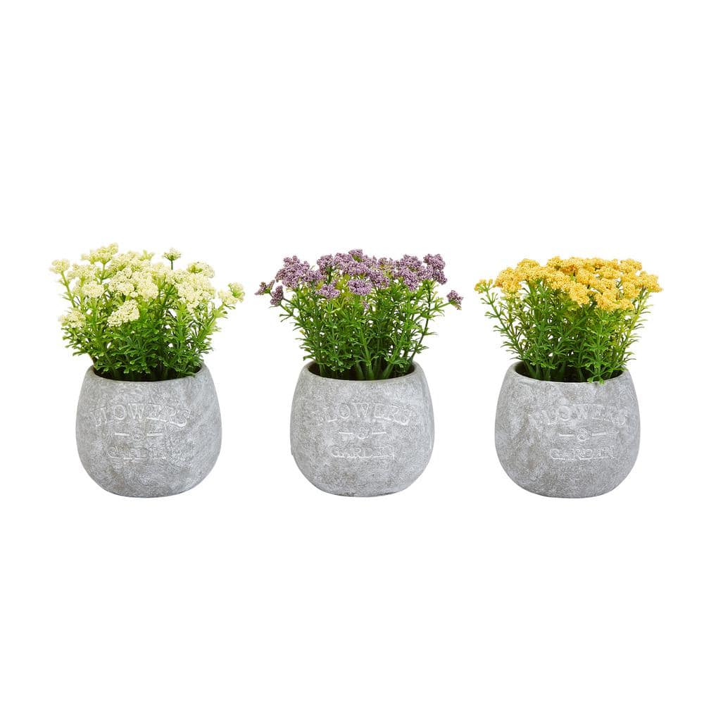 Nearly Natural Artificial Spring Garden Floral with Vase 4822 - The Home  Depot