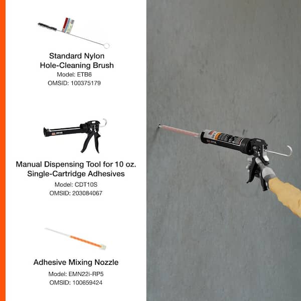 SET-3G 8.5 oz. High-Strength Epoxy Adhesive with 1 Nozzle and Extension