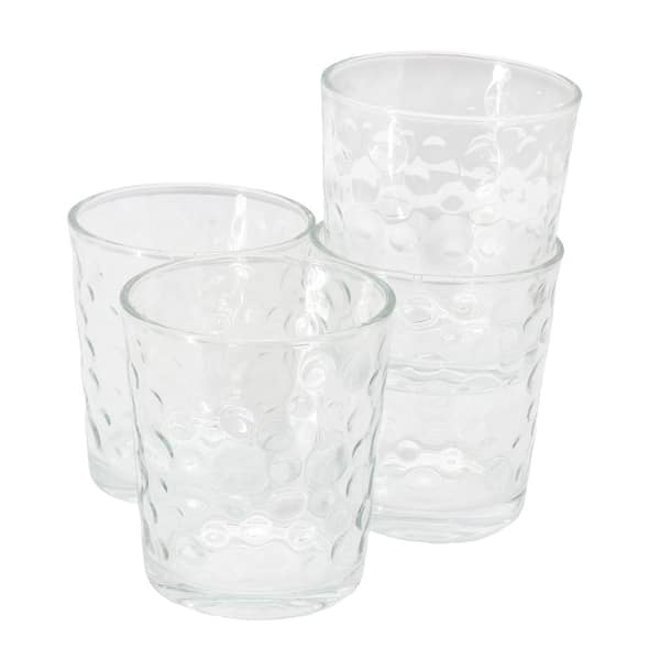 4-Piece 13.2 oz. Bubble Double Old-Fashioned Glassware Set