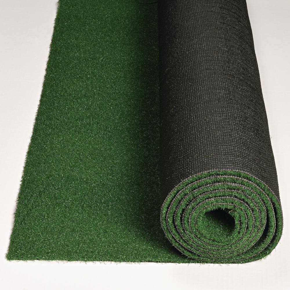 6' x 8' Green Artificial Turf Outdoor Rug
