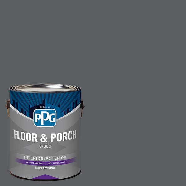 1 gal. PPG1011-6 Glazed Granite Satin Interior/Exterior Floor and Porch Paint