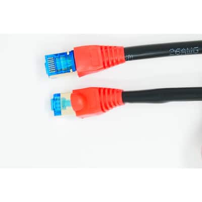 GOWOS Cat6 Flat Ethernet Cable 32AWG Network Cable with Gold Plated RJ45 Snagless/Molded/Booted Connector 550MHz 50-Pack - 5 Feet 10 Gigabit/Sec High Speed LAN Internet/Patch Cable Black GOWOS Cat6 Flat Ethernet Cable 32AWG Network Cable with Gold Plated RJ45 Snagless/Molded/Booted Connector 550MHz 50-Pack - 5 Feet 10 Gigabit/Sec High Speed LAN Internet/Patch Cable Black