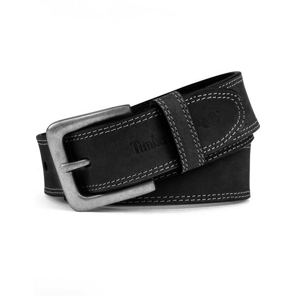 NETWORK Leather Belt with Pin-Buckle Closure For Men (Brown, 36)