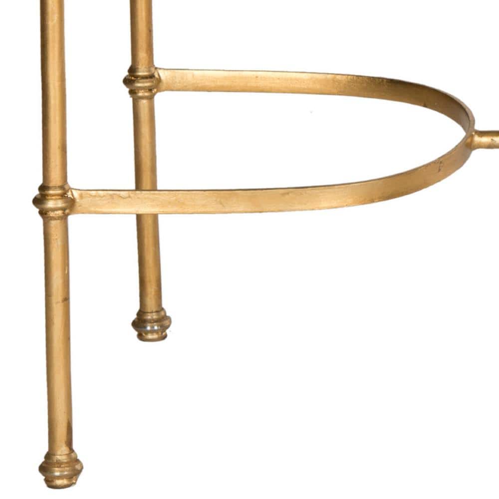 Lucille Gold and Glass Rectangular Hallway Table