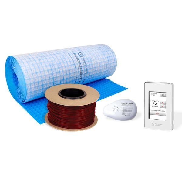 WarmlyYours TempZone 150 ft. Cable System with Heat Membrane and Touch Screen Thermostat (Covers 46.8 Sq. Ft)