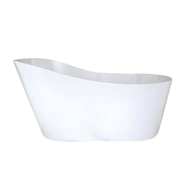 Hydro Systems Rodeo 61 in. Solid Surface Flatbottom Non-Whirlpool Air Bath Bathtub in White