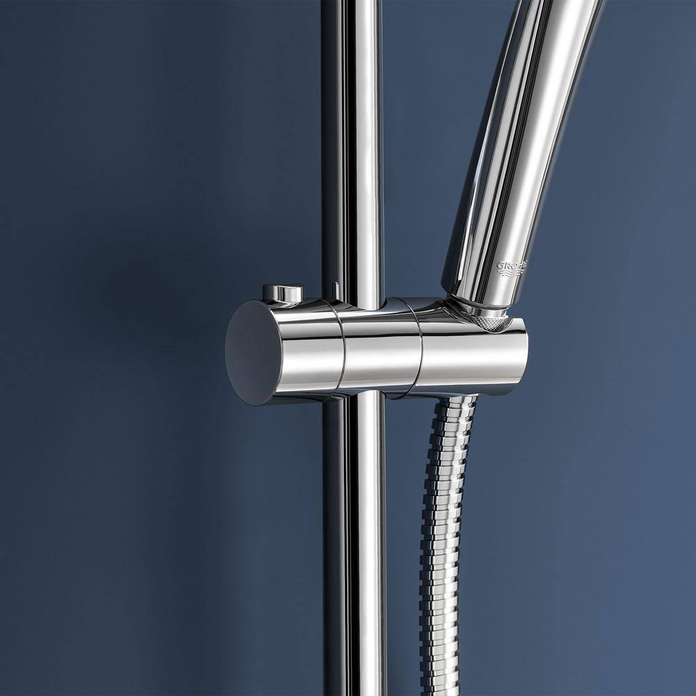 Euphoria 310 Chrome Thermostatic Shower System with Rain Showerhead