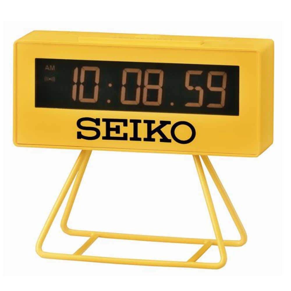 Seiko Mini Marathon Timer Replica Alarm Clock QHL062YLH - The Home