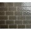 ABOLOS Coastal Style Glossy Taupe Subway 3 in. x 6 in. Textured Glass Wall Tile (0.125 Sq. Ft./Piece) AHMMEC0306-UR