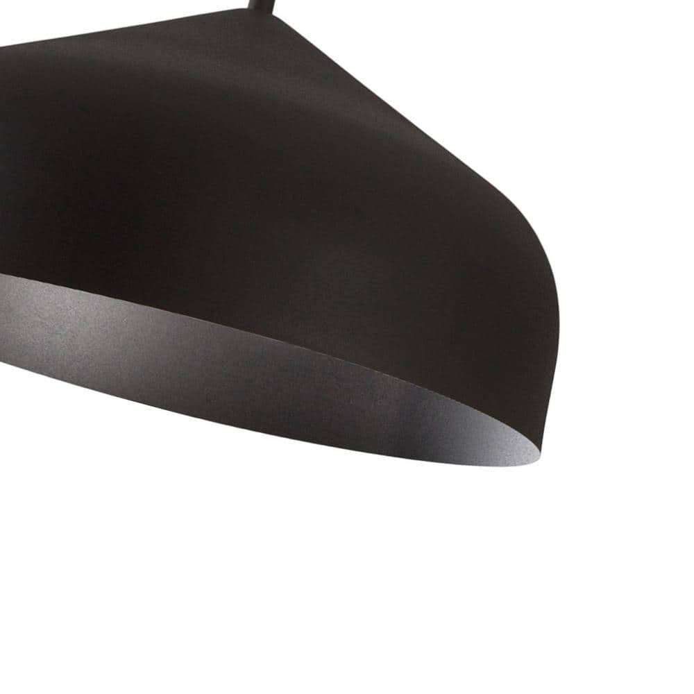 Helena Black Aluminum Single Pendant Light