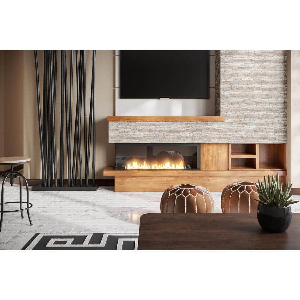 Vanilla Split Face Marble Wall Tile 3x12 for Bathroom and Kitchen