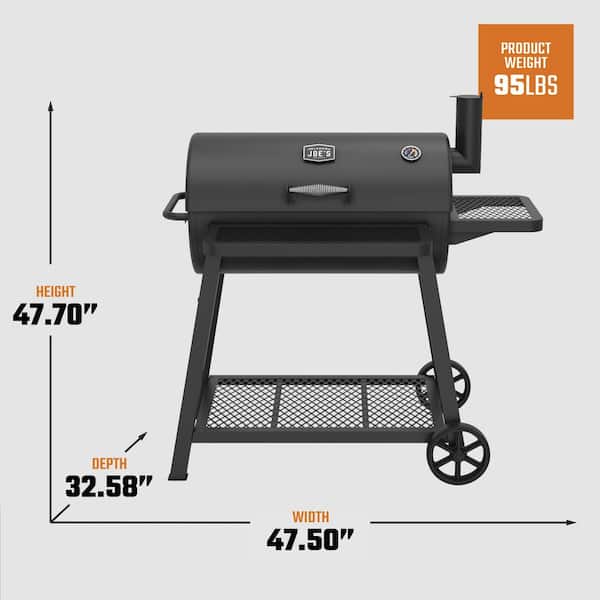 OKLAHOMA JOE'S Laredo Series 900 Charcoal Barrel Grill 26302351