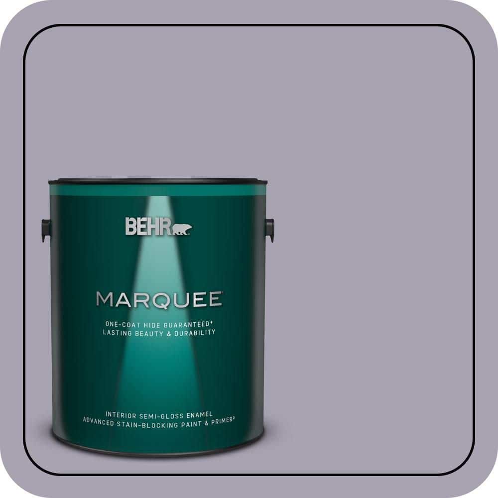 1 gal. #N560-3 Luxe Lilac One-Coat Hide Semi-Gloss Enamel Interior Paint & Primer price history on PriceWatchPro