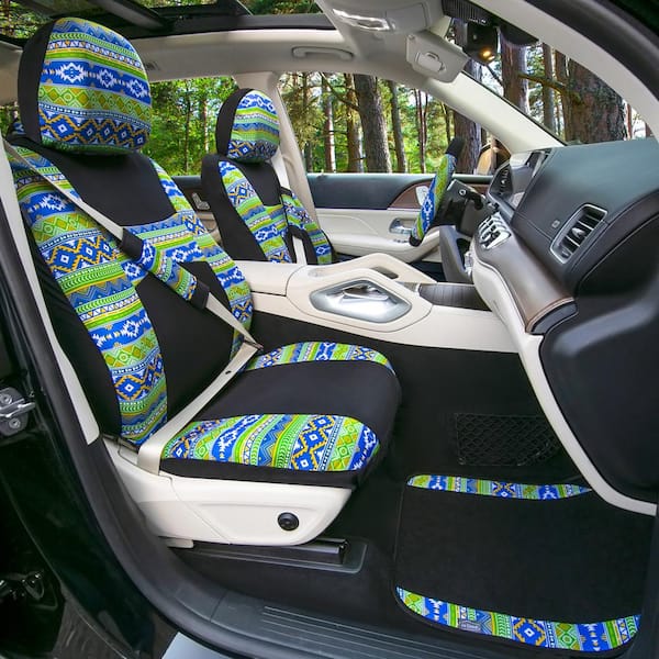 Printed car seat outlet covers