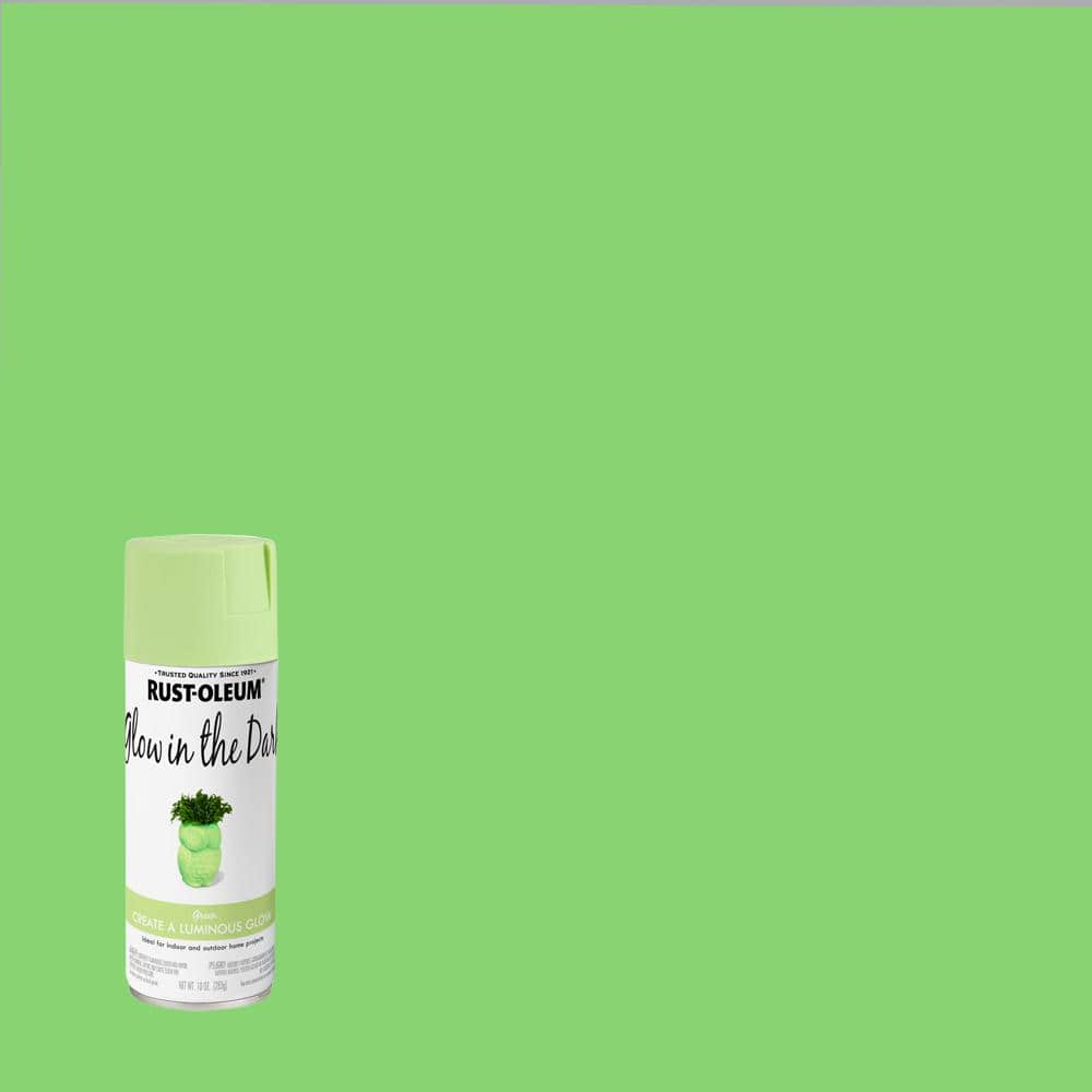Rust-Oleum Imagine 4-Pack Matte Glow In The Dark Spray Paint (NET WT. 10-oz  ) in the Spray Paint department at