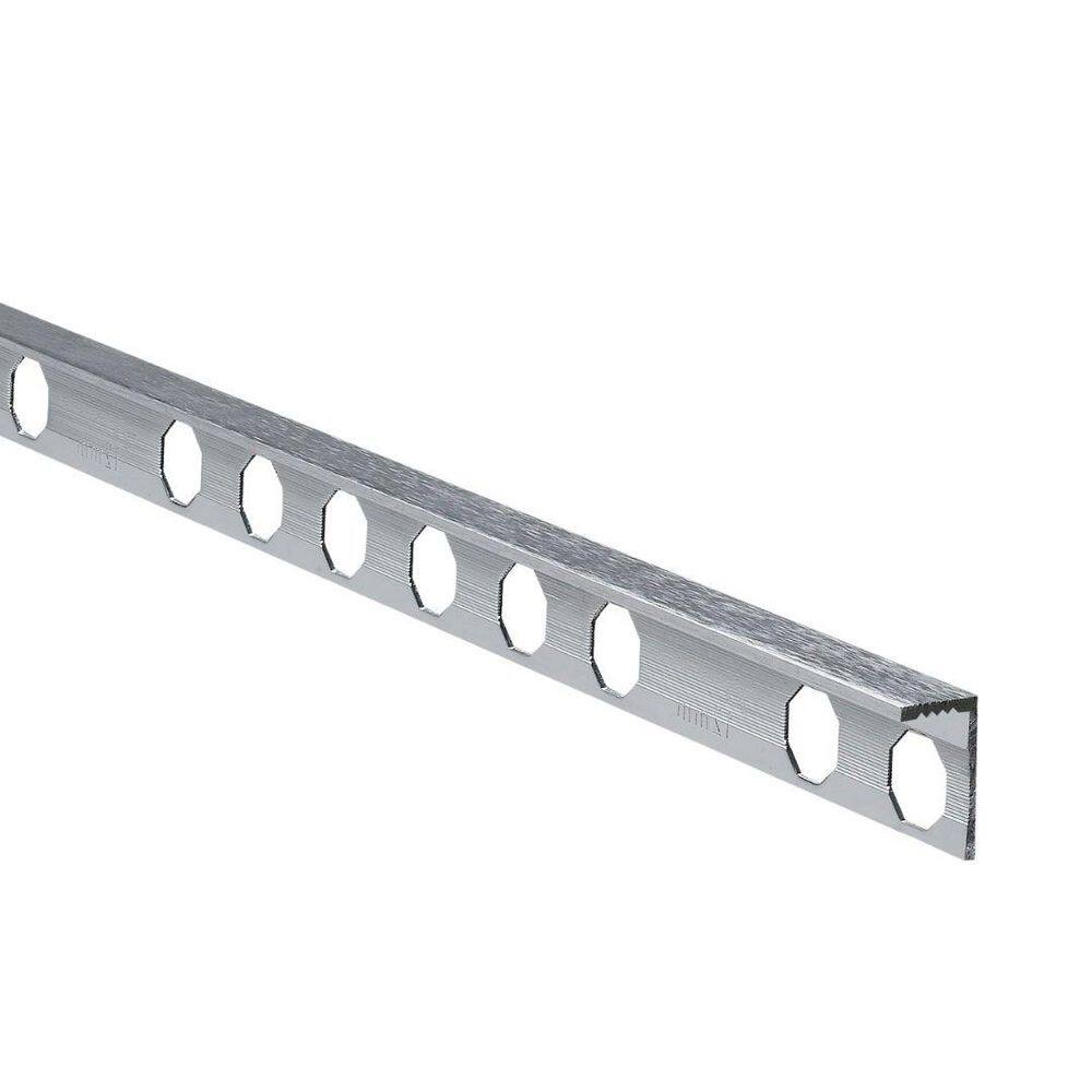 Novosuelo Brushed Mirror Bright 1/2 in. x 98-1/2 in. Aluminum Tile Edging Trim price history on PriceWatchPro