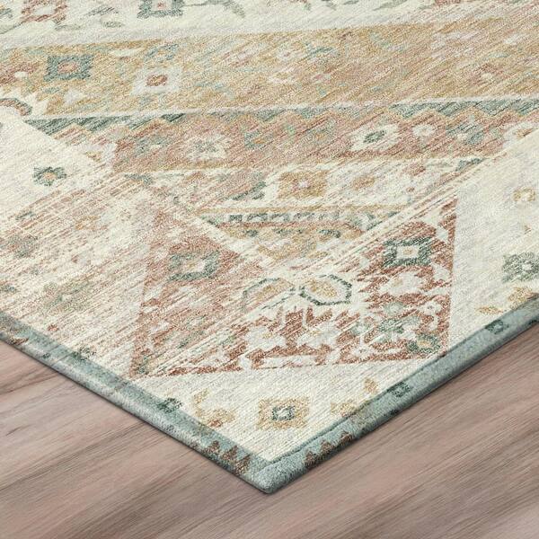 Chantille Machine Washable Indoor/Outdoor Abstract ACN3156 Cream 3 ft. x 4 ft. Area Rug