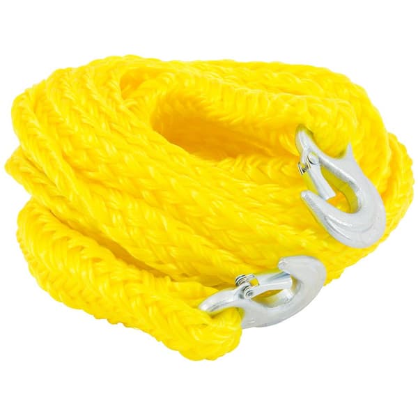 Keeper 18 ft. x 7/16 in. Emergency Tow Rope with Hooks 89859 - The