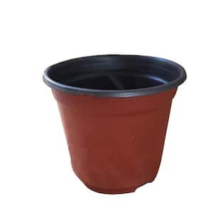 3.5 in. Plastic Planter Red 100-pieces