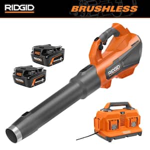 18V Brushless Cordless Blower Kit with 6-Port Sequential Charger and 6.0 Ah MAX Output Batteries (2-Pack)