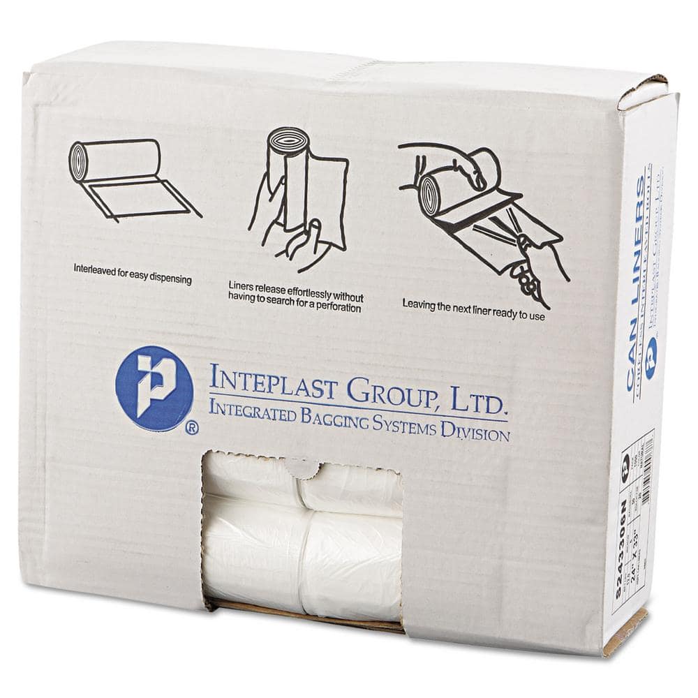 UPC 762935900687 product image for 24 in. x 33 in. 16 Gal. 6 mic Natural High-Density Commercial Trash Can Liners ( | upcitemdb.com