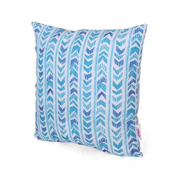 modern blue pillows