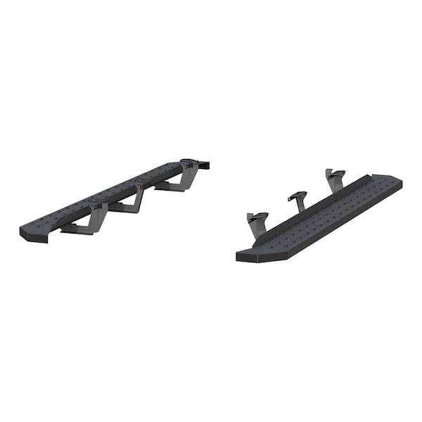 Aries RidgeStep Black Steel 6-1/2 x 75-Inch Truck Running Boards, Select Dodge Durango
