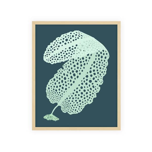 Unbranded Modern Leaves Framed Nature Art Print 42 in. x 34 in.