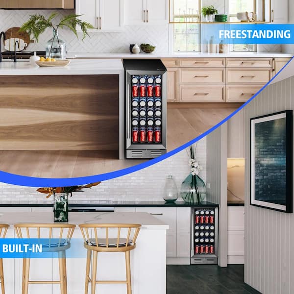 Kalamera 15 Beverage cooler 96 Can Built-In Single Zone Touch