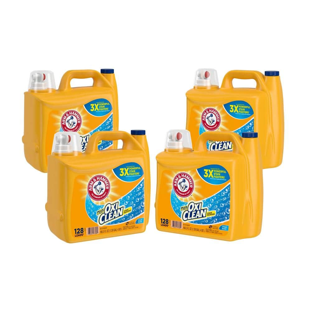 ARM & HAMMER 105 fl. oz. Sensitive Skin Plus Fresh Scent Liquid Laundry  Detergent, 105 Loads 00281 - The Home Depot