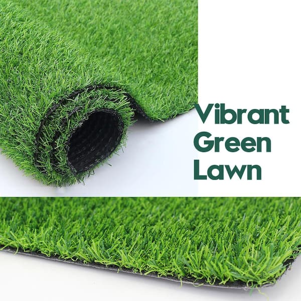 LITA Greenfield 8 ft. x 10 ft. Green Artificial Grass Turf