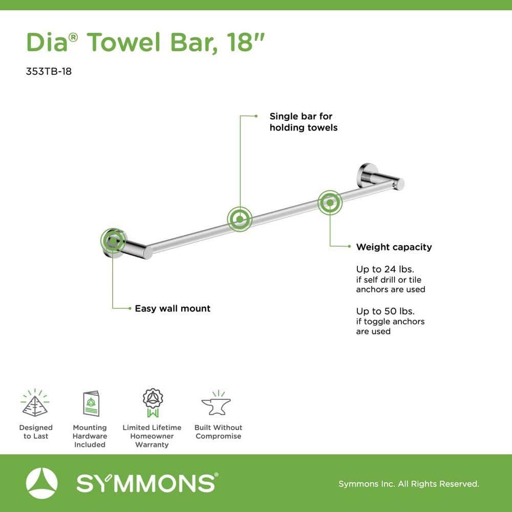 Polished Chrome 4-Piece Bathroom Hardware Set