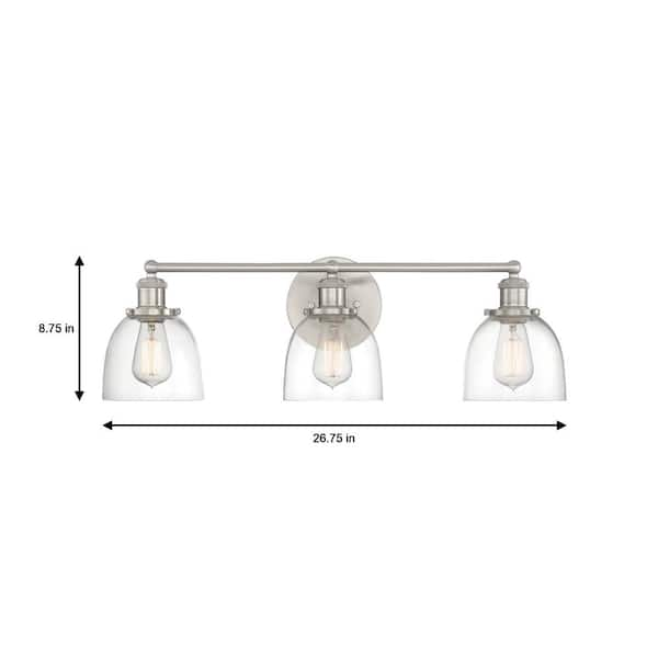 home depot 3 light fixture