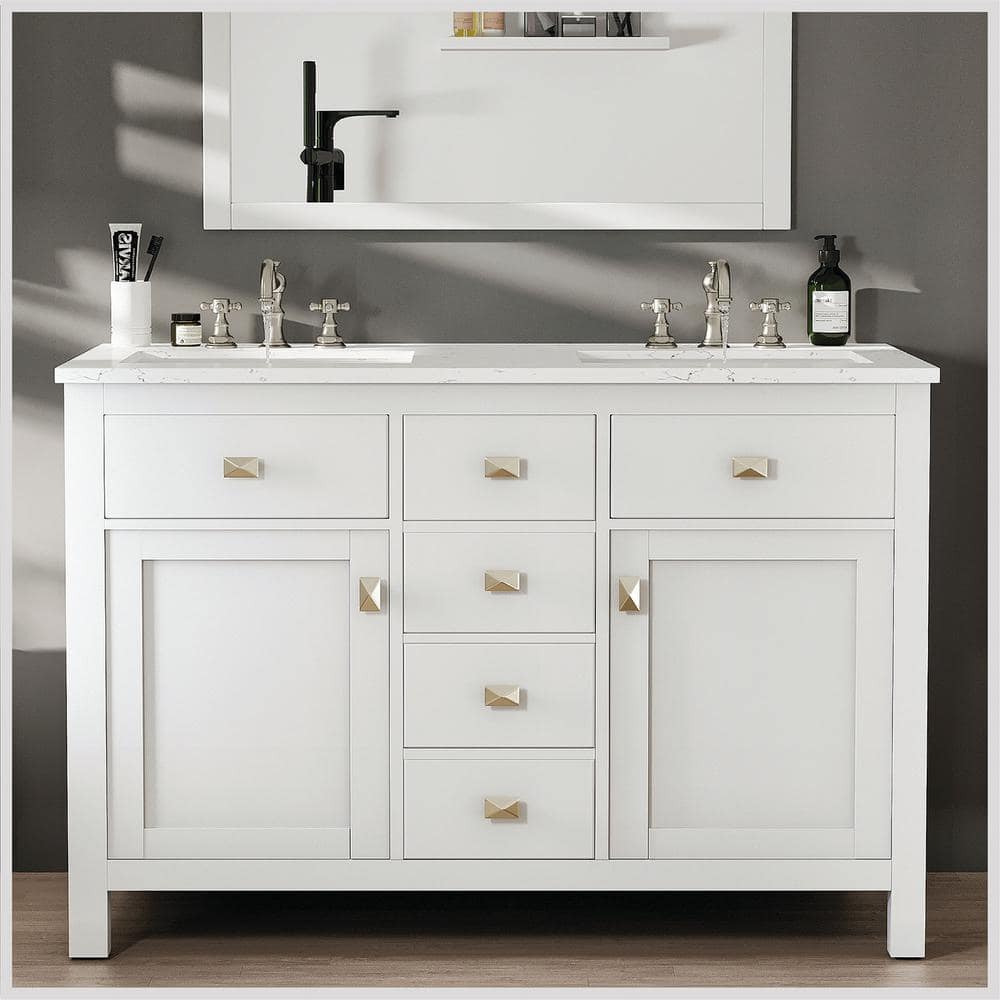 Eviva Artemis 48 in. W X 22 in. D X 34 in. H Double Bath Vanity in