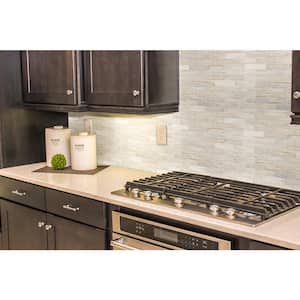 Angora Subway 11.88 in. x 14.75 in. Polished Marble Floor and Wall Tile (0.97 sq. ft./Each)