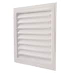 18 in. x 24 in. Plastic Wall Louver Static Vent in White