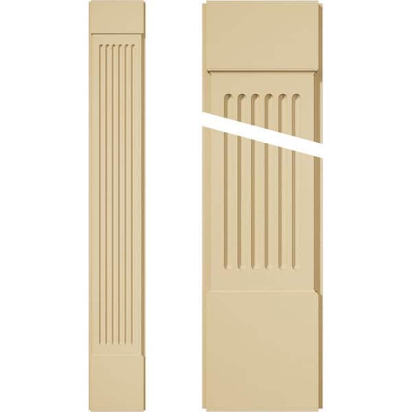 Ekena Millwork 2 in. D x 10 in. W x 72 in. L Primed Polyurethane Pilaster 1-Pack