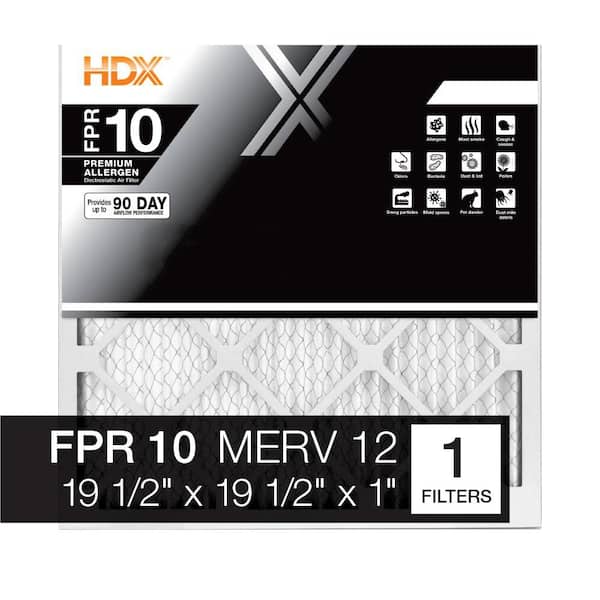 19.5 in. x 19.5 in. x 1 in. Premium Pleated Air Filter FPR 10, MERV 12