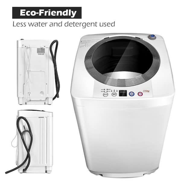 16.9 in. 0.79 cu. ft. High-Efficiency White Full-Automatic Top Load Washing Machine
