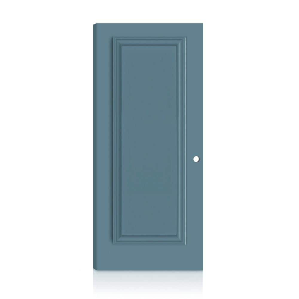 Fire-Rated Palazzo 1 Panel 30 in. x 80 in. Right-Hand/Inswing Dignity Blue Composite Interior Commercial Door Slab price history on PriceWatchPro