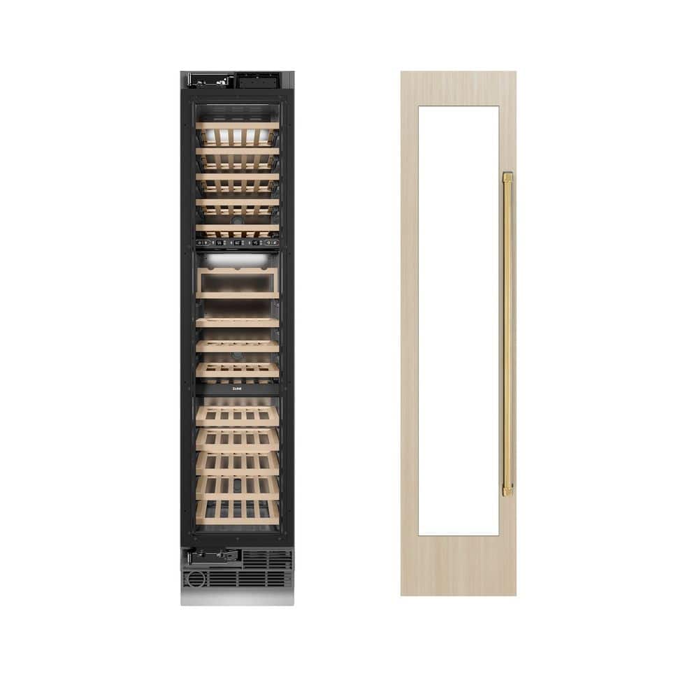 Autograph Edition 18 in. 68-Bottle Left Hinge Column Wine Cooler with Panel Ready Door and Polished Gold Accents price history on PriceWatchPro