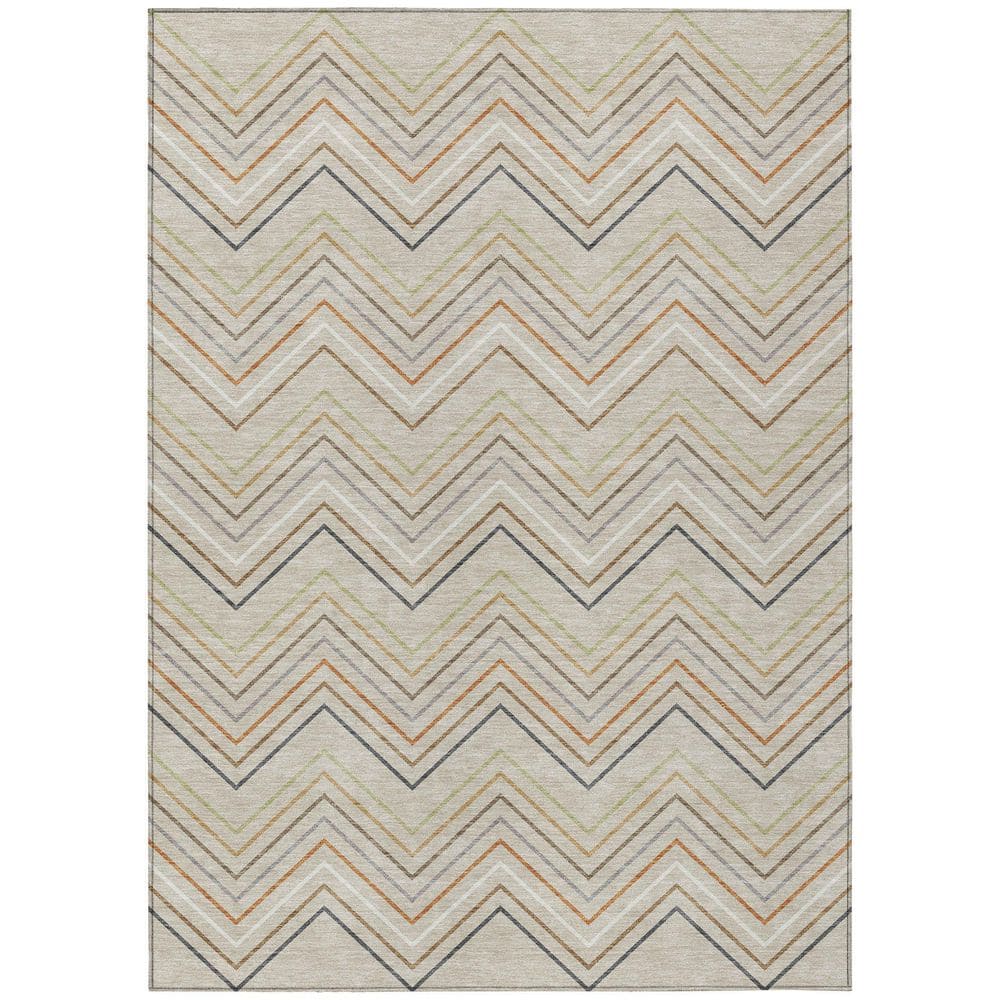 Chantille Machine Washable Indoor/Outdoor Abstract ACN2392 Beige 9 ft. x 12 ft. Area Rug price history on PriceWatchPro