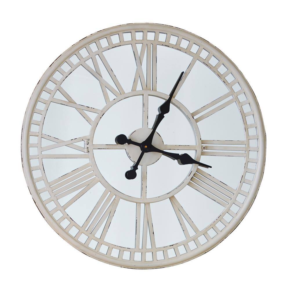 Mirror Clock Cream 28 in. price history on PriceWatchPro