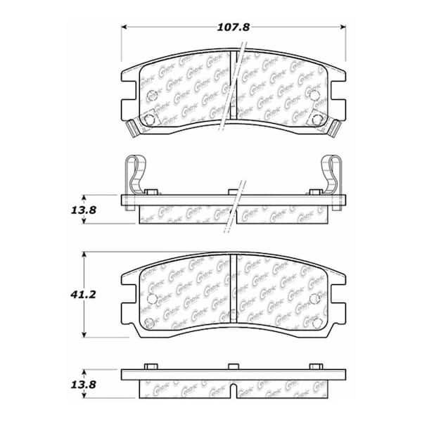 Centric Parts Disc Brake Pad Set