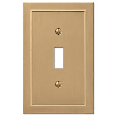 Hampton Bay Ascher 1 Gang Toggle Steel Wall Plate - White-149TWHB - The ...