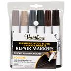 1.3 oz. Wood Stain Cool Tone Touch-Up Marker Kit (6-pack)