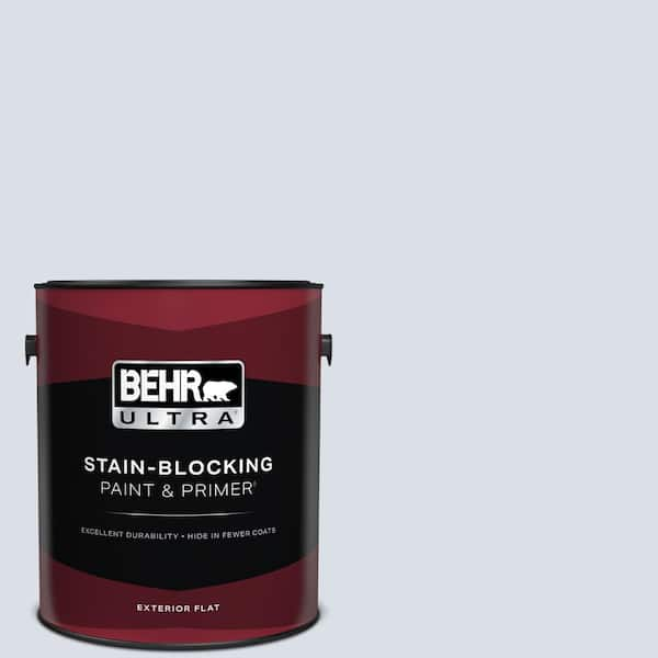 BEHR ULTRA 1 gal. #PPL-70 Eastern Breeze Flat Exterior Paint & Primer