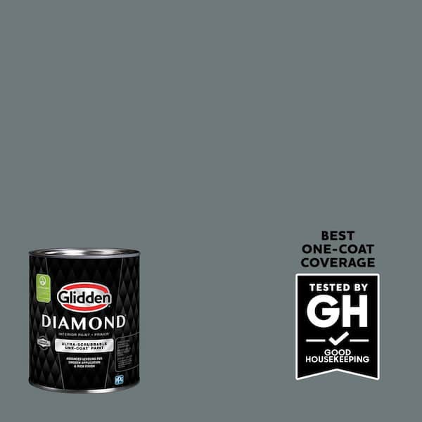 Glidden Diamond 1 qt. PPG1036-6 Phantom Eggshell Interior Paint with Primer