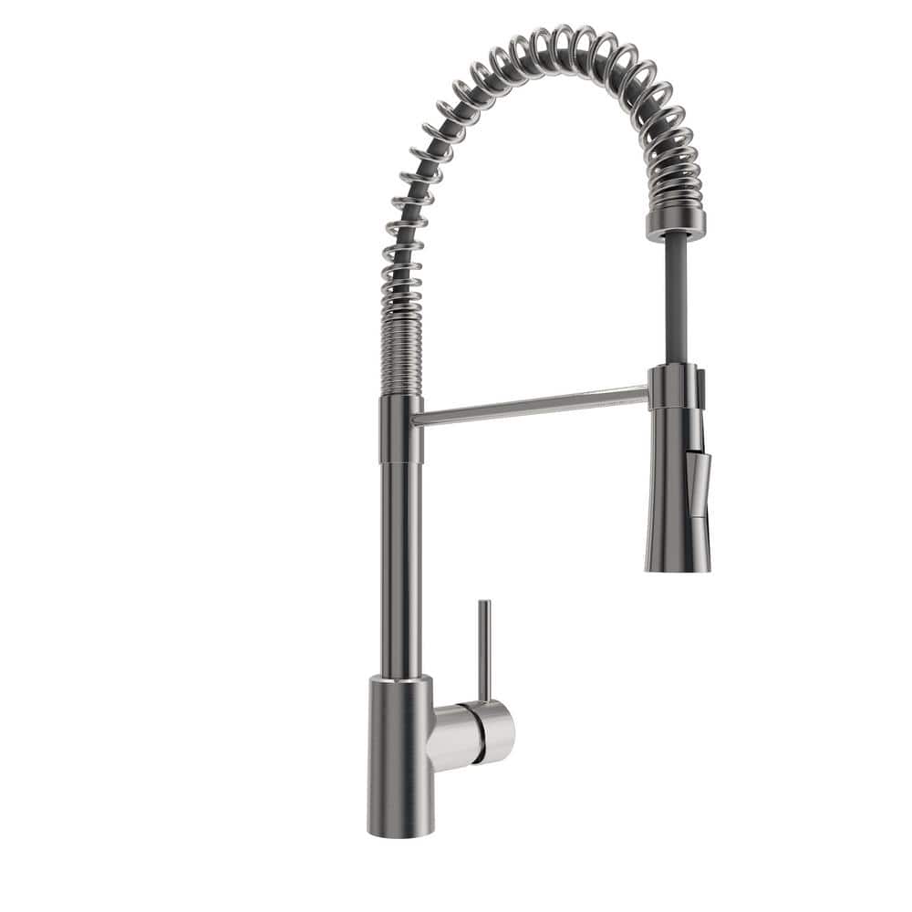 Livenza Stainless Steel Pull-Down Kitchen Faucet with Spray