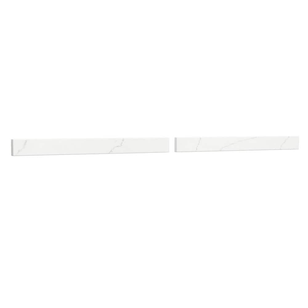 Giotto Quartz 72-Inch Water Resistant Backsplash